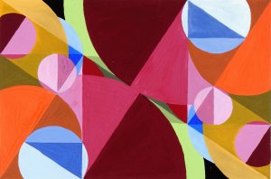 Area Broken by Perpendiculars by Joseph Schillinger Oil Painting