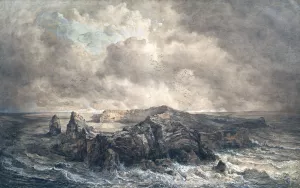 Die Insel St. Paul im Indischen Ozean Oil painting by Joseph Selleny