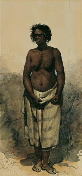 Eingeborenenfrau aus Woolongong by Joseph Selleny Oil Painting
