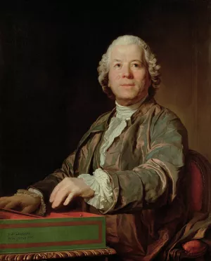 Christoph Willibald Gluck by Joseph Siffred Duplessis Oil Painting