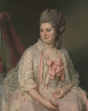 Madame de Saint-Morys by Joseph Siffred Duplessis Oil Painting