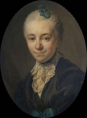 Portrait de femme by Joseph Siffred Duplessis Oil Painting