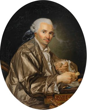 Portrait of a Gentleman Shell Collector by Joseph Siffred Duplessis Oil Painting