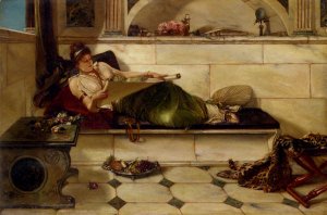 A Forgotten Author by Joseph Skelton Oil Painting