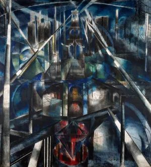 Brooklyn Bridge by Joseph Stella Oil Painting