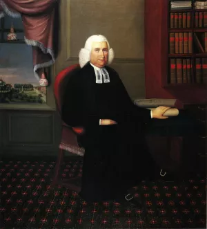Reverend Eleazar Wheelock Oil painting by Joseph Steward