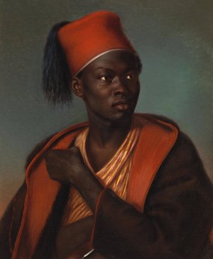 Bildnis eines Orientalen by Joseph Stocker Oil Painting