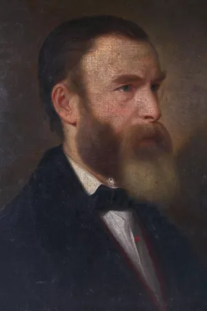 Bildnis eines Herrn mit Vollbart Oil painting by Joseph Weidner