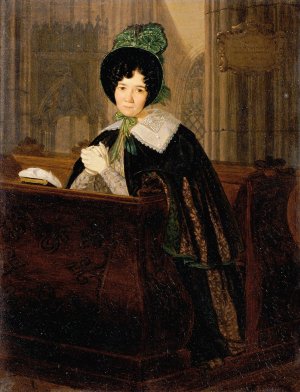 Frau Katharina Waldmuller by Joseph Weidner Oil Painting