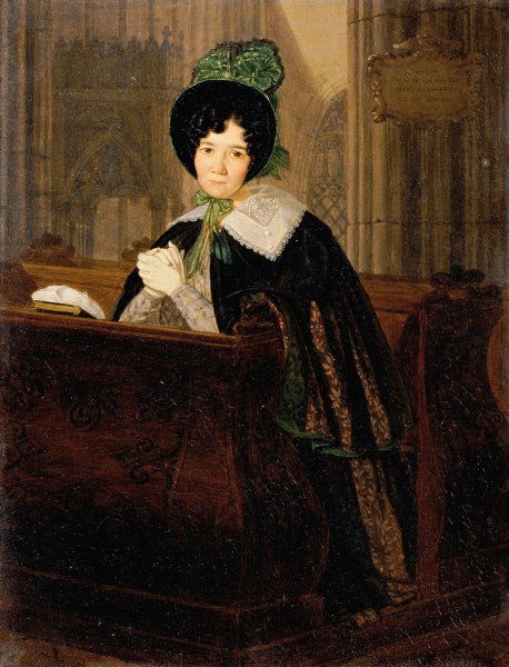 Main Product Photo of Frau Katharina Waldmuller  Painting by Joseph Weidner