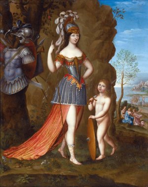 Diana by Joseph Werner Oil Painting