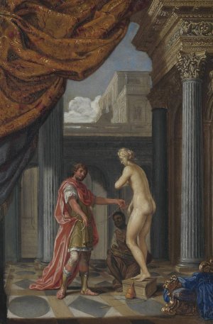 Pygmalion And Galathea by Joseph Werner Oil Painting