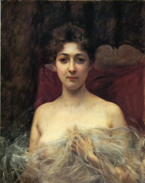 In the Boudoir Oil painting by Joseph Whiting Stock