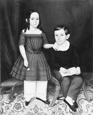 John and Louisa Stock by Joseph Whiting Stock - Hand-Painted Oil Painting Reproduction
