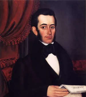 Self Portrait by Joseph Whiting Stock Oil Painting