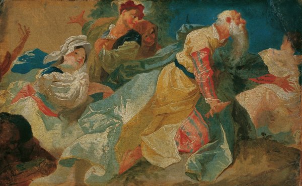 Main Product Photo of Anbetung  Painting by Joseph Winterhalder The Younger