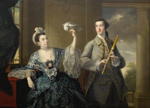 Mr. and Mrs. William Chase by Joseph Wright Of Derby Oil Painting