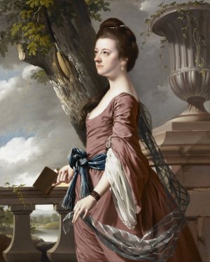 Mrs Frances Hesketh by Joseph Wright Of Derby Oil Painting