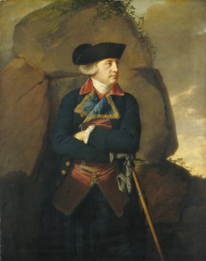 Portrait of a Gentleman by Joseph Wright Of Derby Oil Painting