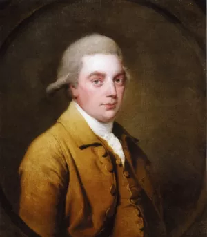 Portrait of a Gentleman by Joseph Wright Of Derby Oil Painting