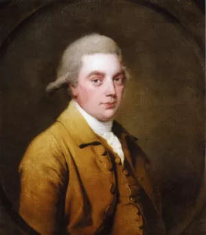 Portrait of a Gentleman Oil painting by Joseph Wright Of Derby