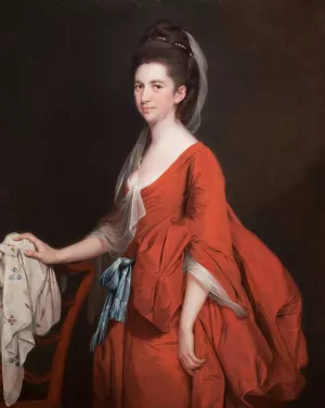 Portrait of Dorothy Beridge, nee Gladwin Oil painting by Joseph Wright Of Derby