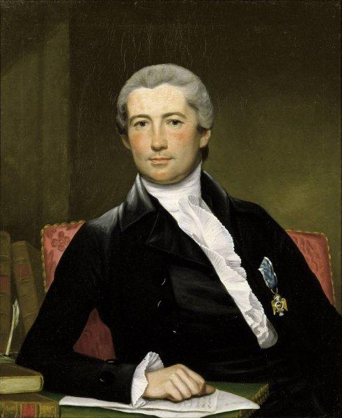 Portrait of General Giles  by Joseph Wright Of Derby - Hand-Painted Oil Painting Reproduction