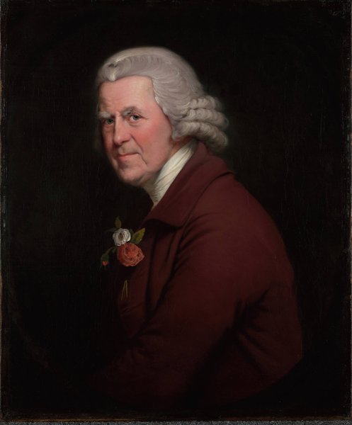 Portrait of Old John, Head Waiter at the King's Head Inn in Derby  by Joseph Wright Of Derby - Hand-Painted Oil Painting Reproduction