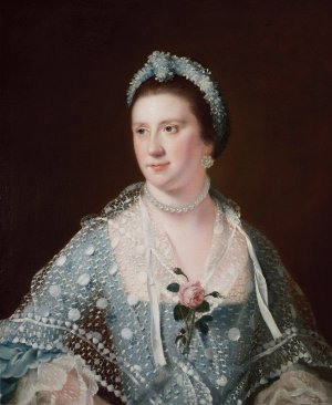 Portrait Of The Hon Mrs Boyle by Joseph Wright Of Derby Oil Painting