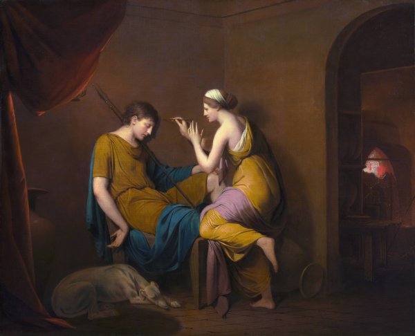 The Corinthian Maid  by Joseph Wright Of Derby - Hand-Painted Oil Painting Reproduction
