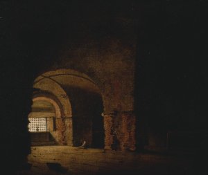 The Prisoner by Joseph Wright Of Derby Oil Painting
