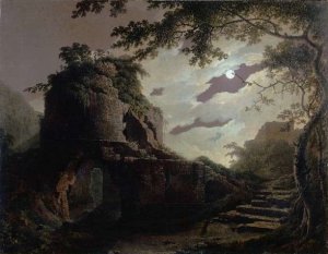 Virgil's Tomb by Joseph Wright Of Derby Oil Painting