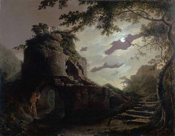 Main Product Photo of Virgil's Tomb Painting by Joseph Wright Of Derby