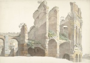 Het Colosseum te Rome by Josephus Augustus Knip Oil Painting