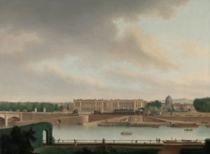 The View from the Batavian Embassy in Paris by Josephus Augustus Knip Oil Painting