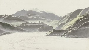 View of Cittaducale by Josephus Augustus Knip Oil Painting