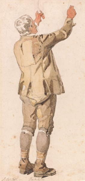 A Groom, Berkshire by Joshua Cristall Oil Painting