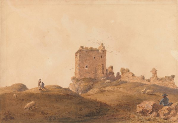 Main Product Photo of Tarbert Castle Painting by Joshua Cristall