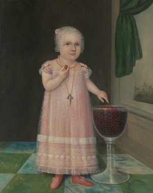 Emma Van Name by Joshua Johnson Oil Painting