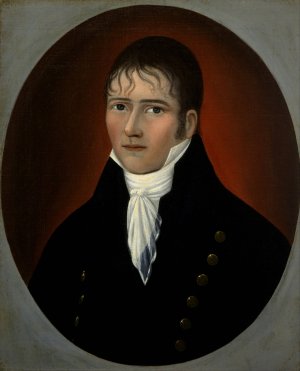 Portrait of Sea Captain John Murphy by Joshua Johnson Oil Painting