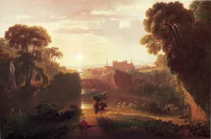 Dido and Aneas Going to the Hunt by Joshua Shaw - Oil Painting Reproduction