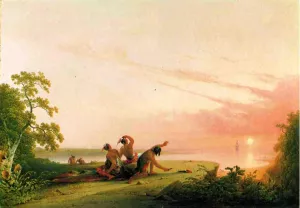 The First Ship by Joshua Shaw - Oil Painting Reproduction
