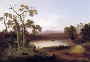 View of the Susquehanna by Joshua Shaw - Oil Painting Reproduction
