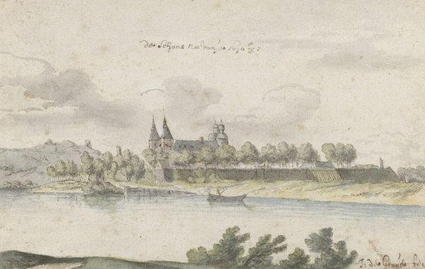 View of Fort Navagne, Limburg  by Josua De Grave - Hand-Painted Oil Painting Reproduction
