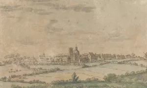 View of Scherpenheuvel, Flemish Brabant by Josua De Grave Oil Painting