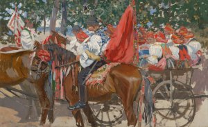 The Peasant Wedding by Joza Uprka Oil Painting
