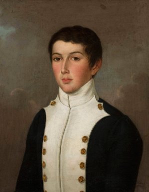 Portrait of the son of Henryk Doboli by Jozafat Ignacy Lukaszewicz Oil Painting