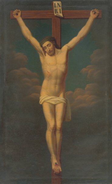 Main Product Photo of Christ on the Cross  Painting by Jozef Bozetech Klemens