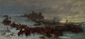 Czarniecki at Kolding by Jozef Brandt Oil Painting