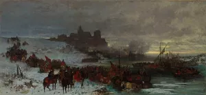 Czarniecki at Kolding by Jozef Brandt Oil Painting